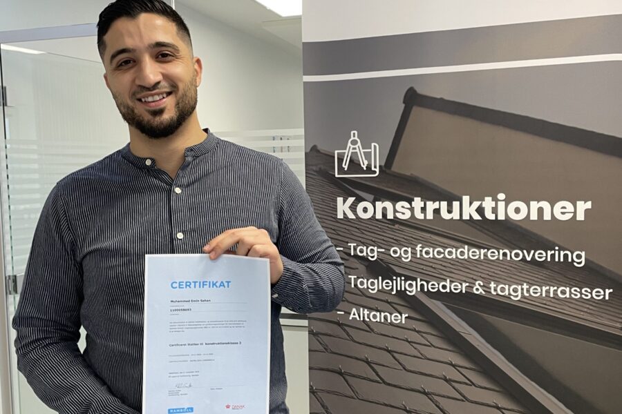 Nyslået certificeret statiker (KK2) i Topdahl